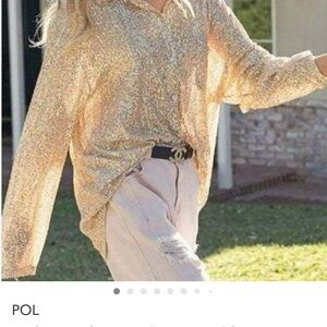 POL Sparkling Sequin Top